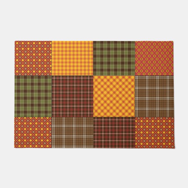 Autumn Comfort Quilt Doormat (Front)