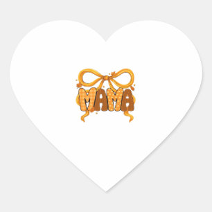 Autumn Coquette Mama – Cozy Fall Aesthetic with Bo Heart Sticker