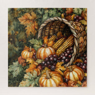 Autumn Cornucopia Jigsaw Puzzle