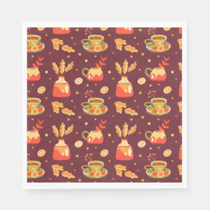 Autumn Cosy Pumpkin Spice  Napkin