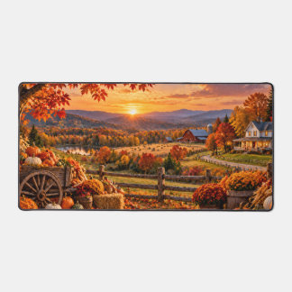 Autumn Country Farmhouse Desk Mat