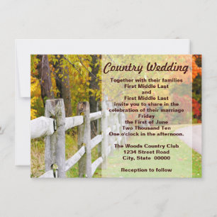 Autumn Country Invitations