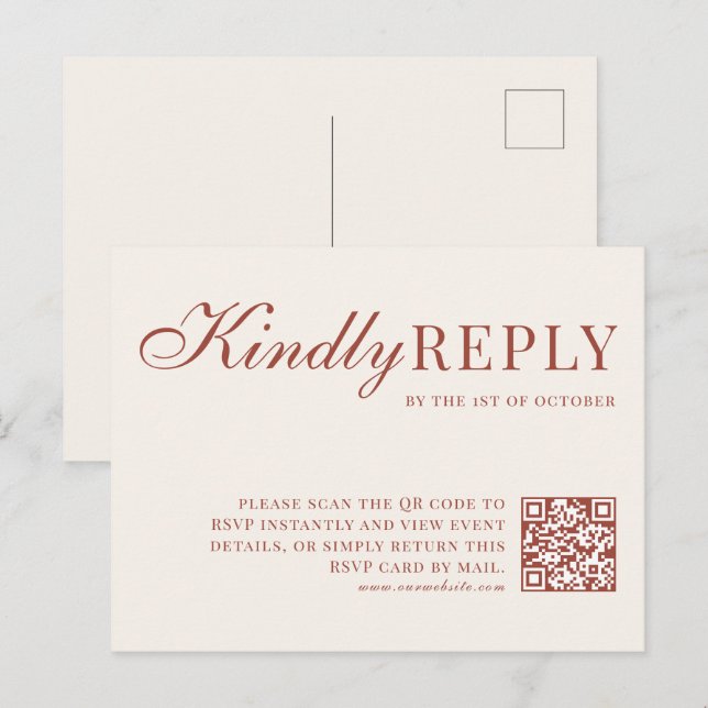 Autumn Covey | RSVP Card (Front/Back)