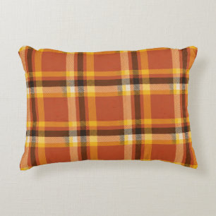 Autumn Cozy Plaid   Fall Warmth & Comfort Bedding Decorative Cushion