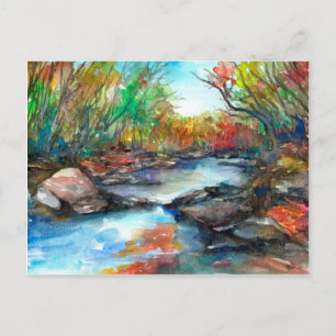 Autumn Creek Postcard