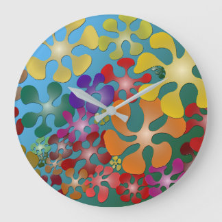 Autumn Critters Large Clock