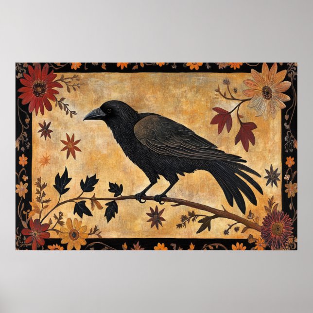 Autumn Crow Poster (Front)
