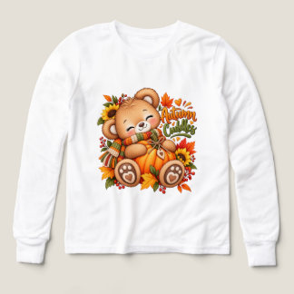 Autumn Cuddles Teddy Bear Pumpkin Fall Baby & Kids