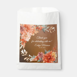 Autumn Cute Gnome Fall Leaves Birthday Favour Bags
