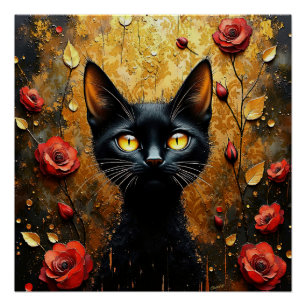 Autumn Daisies Poster