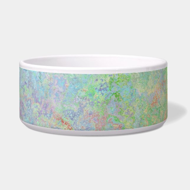 Autumn Dawn Neon Pastel Alcohol Ink Abstract (Front)