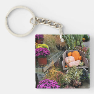 Autumn Decor Key Ring