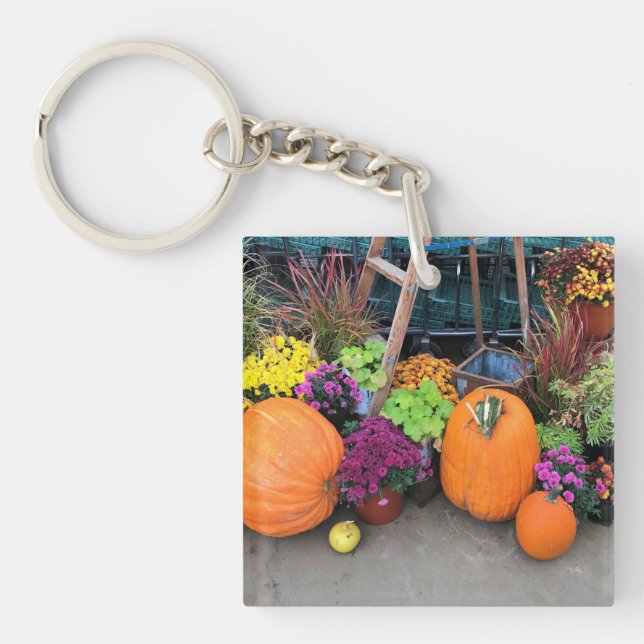 Autumn Decor  Key Ring (Front)