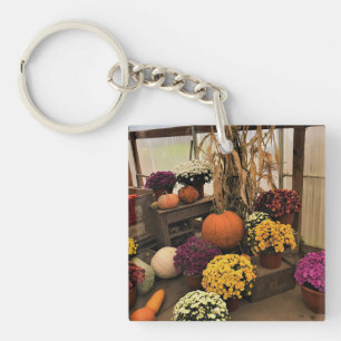 Autumn Decor Key Ring