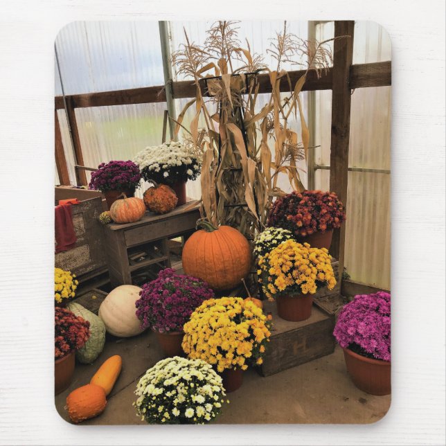 Autumn Decor Mouse Pad (Front)