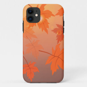 Autumn design with maple leaves and bokeh effect   Case-Mate iPhone case