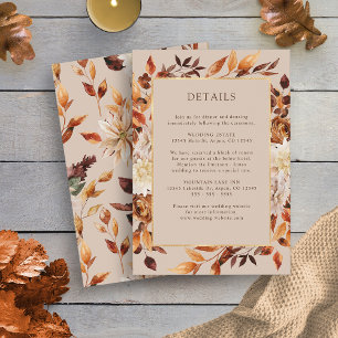 Autumn Detail Enclosure Card