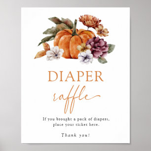 Autumn Diaper Raffle Poster