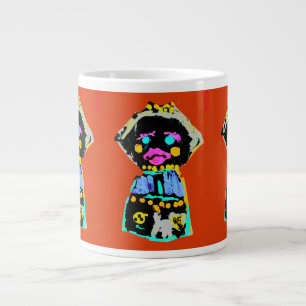 Autumn doll large coffee mug