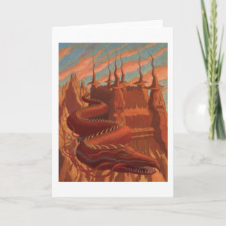 Autumn dragon card