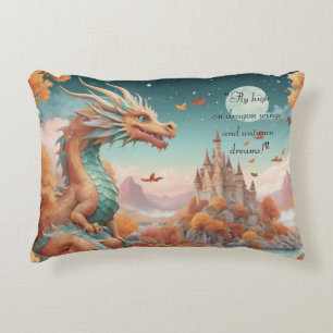 Autumn Dragon Starry Dreams Castle  Decorative Cushion