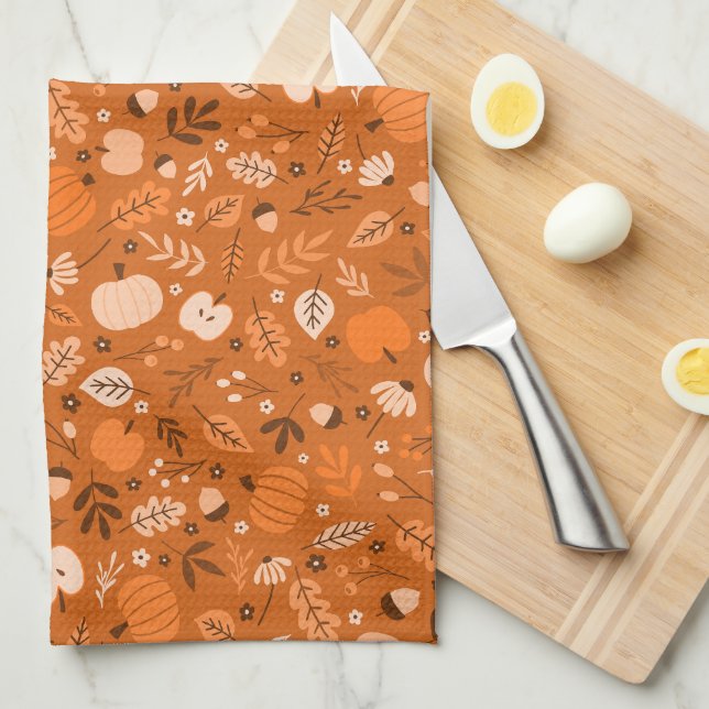 Autumn Dreaming Kitchen Towel (Quarter Fold)