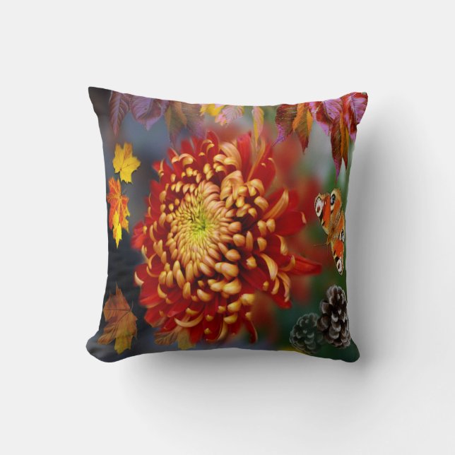 Autumn Dreaming ~ Throw Pillow (Front)