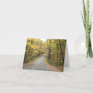 Autumn Drive Notecard