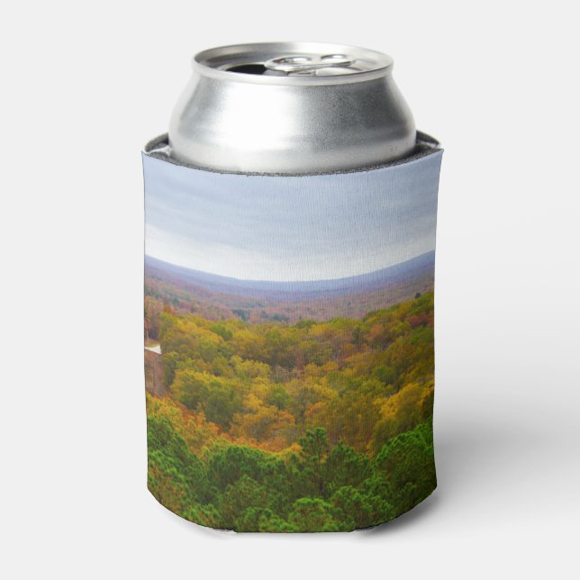 Autumn Drive Pano Can Cooler (Can Front)