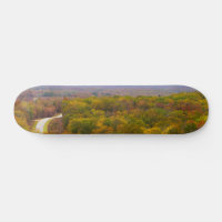 Autumn Drive Pano Skateboard