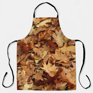 autumn, dry leaves apron