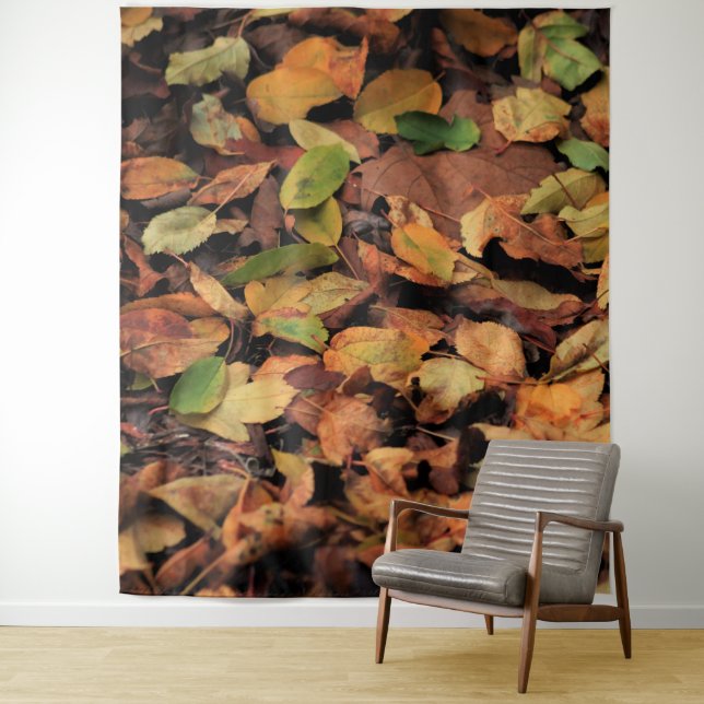 autumn, dry leaves tapestry (In Situ)