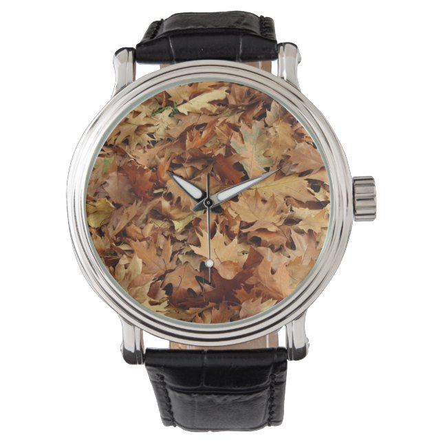 autumn, dry leaves watch (Front)