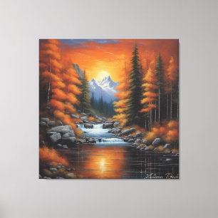 Autumn Dusk 01 Canvas Print