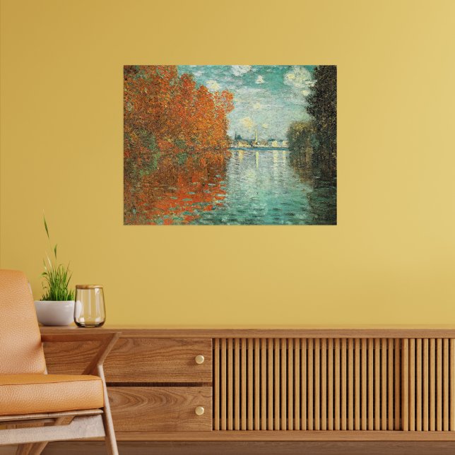 Autumn Effect at Argenteuil by Monet, Poster (Living Room 2)