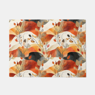 Autumn Elegance Seamless Pattern Doormat