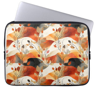 Autumn Elegance Seamless Pattern Laptop Sleeve