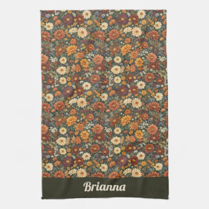 Autumn Elegance Tea Towel