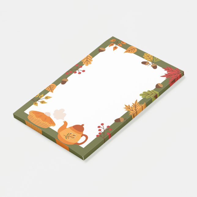 Autumn Elements  Post-it Notes (Angled)