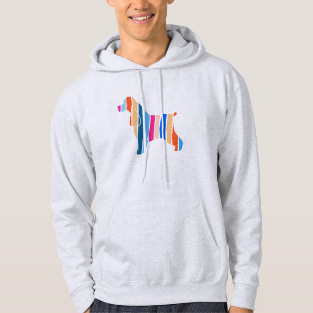Autumn English Cocker Spaniel Hoodie (Front)