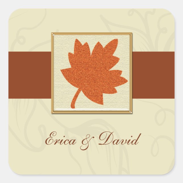 autumn envelope seal (Front)