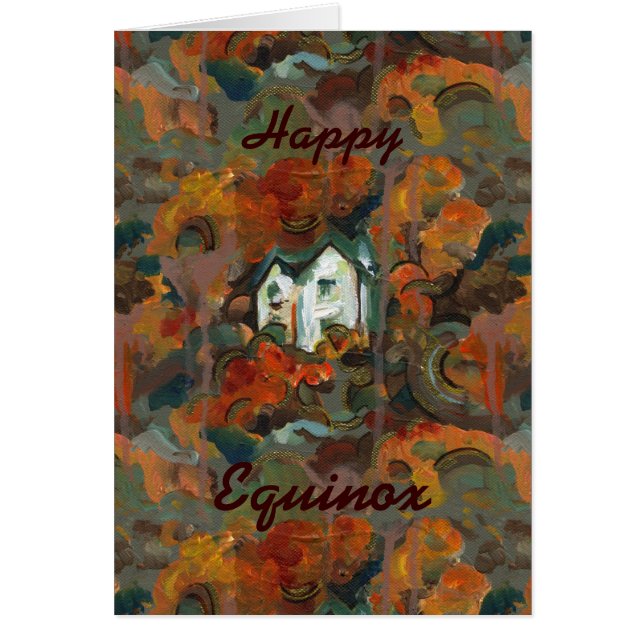 Autumn Equinox card (Front)