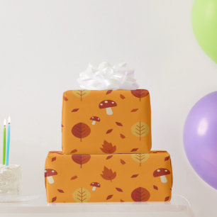 Autumn Essence Nature Inspired Seasonal Art Wrapping Paper