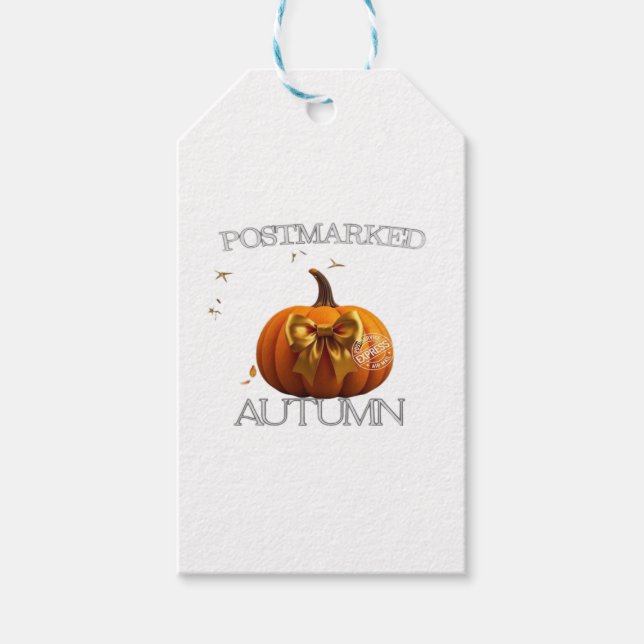 Autumn Essential T-Shirt Gift Tags (Front)