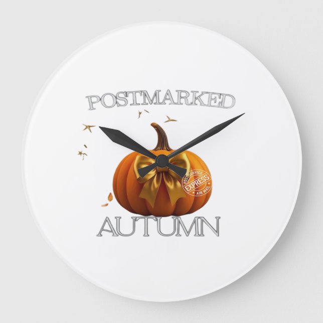 Autumn Essential T-Shirt Large Clock (Front)