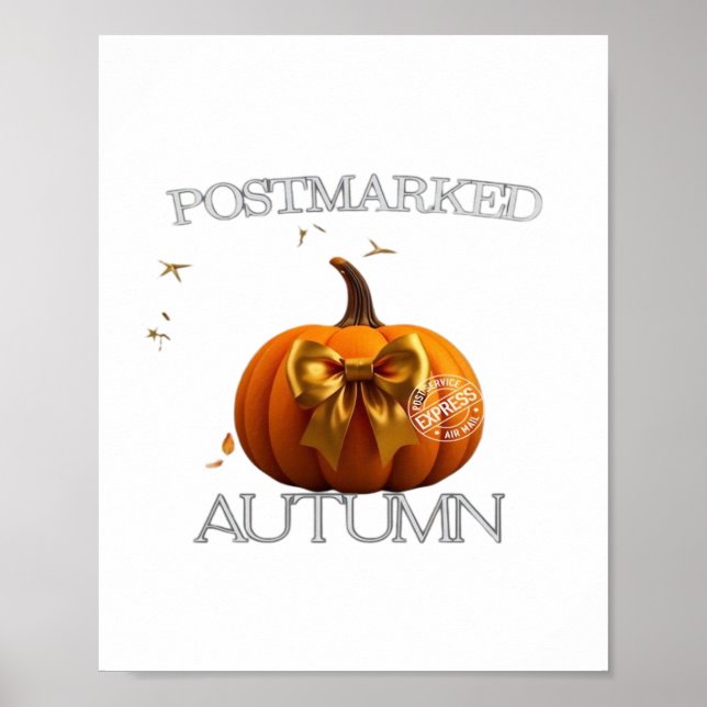 Autumn Essential T-Shirt Poster (Front)