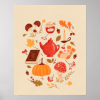 Autumn essentials illustration 