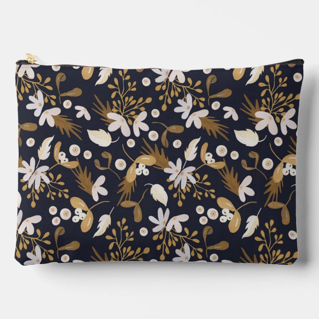 Autumn Evening Bloom Accessory Pouch (Front)