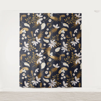 Autumn Evening Bloom Tapestry
