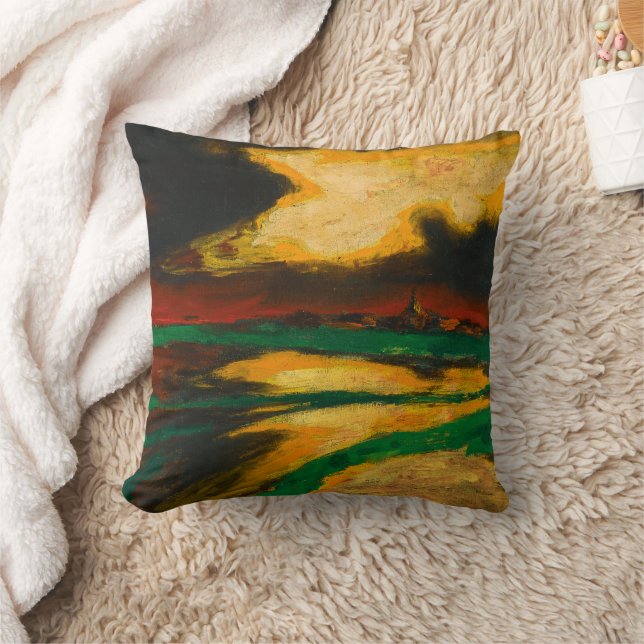 Autumn Evening | Emil Nolde | Cushion (Blanket)